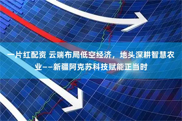 一片红配资 云端布局低空经济，地头深耕智慧农业——新疆阿克苏科技赋能正当时